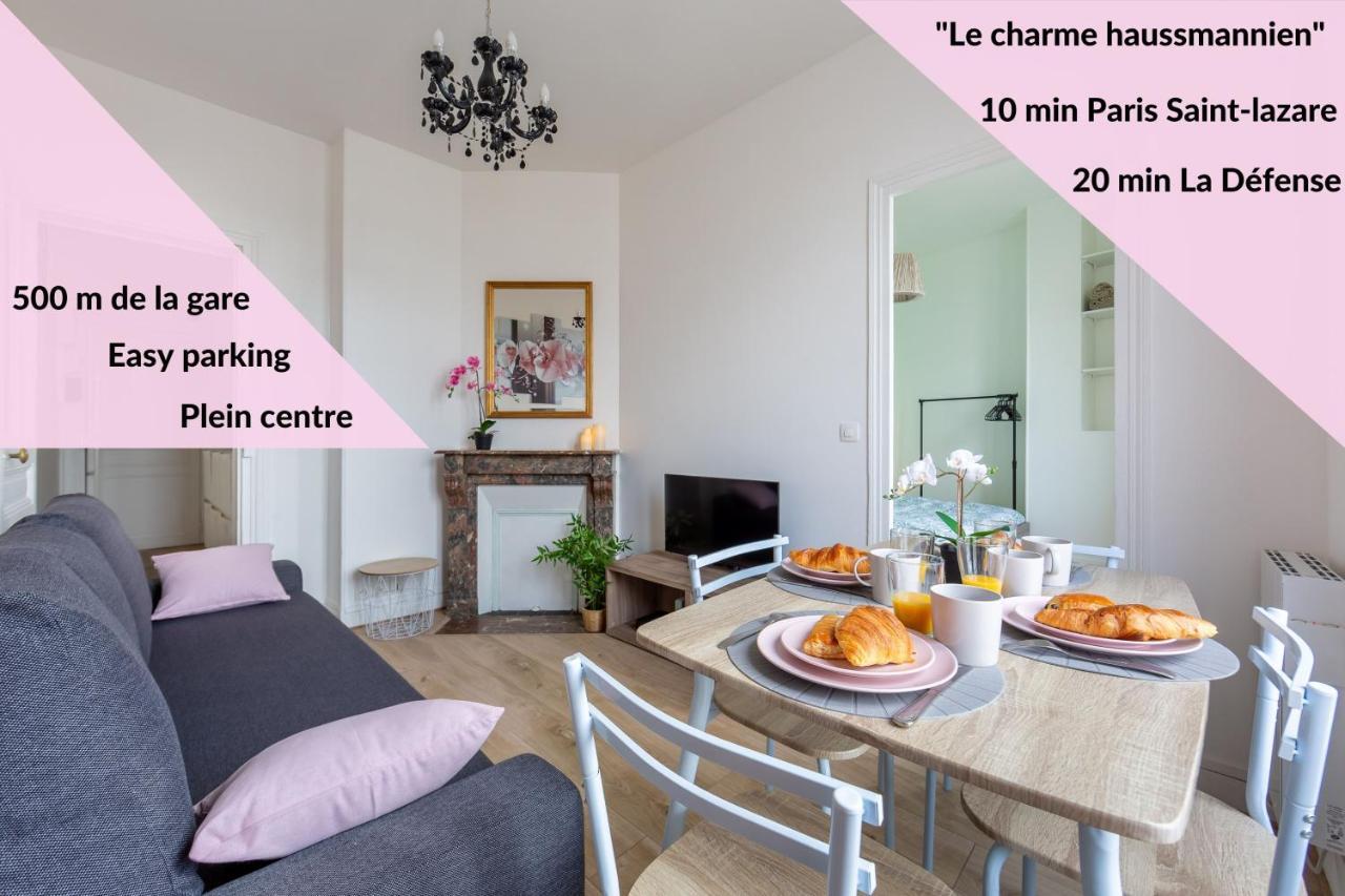 Le Charme Haussmannien-10 Min Paris Lejlighed Argenteuil Eksteriør billede