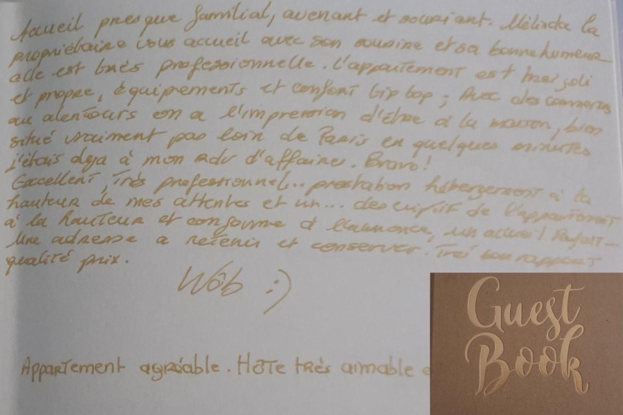 Le Charme Haussmannien-10 Min Paris Lejlighed Argenteuil Eksteriør billede